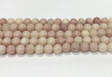 COP1823 15.5 inches 10mm round Chinese pink opal gemstone beads wholesale