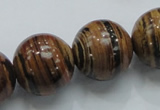 COP200 15.5 inches 20mm round natural brown opal gemstone beads