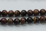 COP220 15.5 inches 8mm round natural brown opal gemstone beads