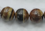 COP225 15.5 inches 18mm round natural brown opal gemstone beads