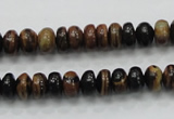 COP226 15.5 inches 5*8mm rondelle natural brown opal gemstone beads