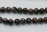 COP282 15.5 inches 6mm round natural grey opal gemstone beads