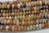 COP301 15.5 inches 2*4mm rondelle brandy opal gemstone beads wholesale