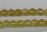 COP332 15.5 inches 8mm round yellow opal gemstone beads wholesale