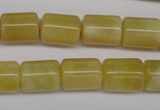 COP340 15.5 inches 10*14mm tube yellow opal gemstone beads