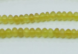 COP350 15.5 inches 4*6mm rondelle yellow opal gemstone beads wholesale