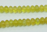 COP351 15.5 inches 5*8mm rondelle yellow opal gemstone beads wholesale