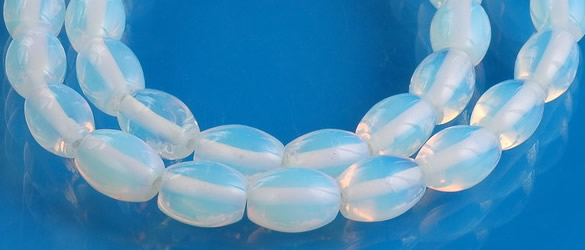 COP39 15 inches rice shape 8*10mm opal gemstone beads Wholesale