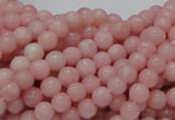 COP402 15.5 inches 6mm round Chinese pink opal gemstone beads