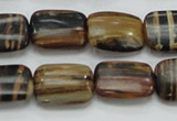 COP432 15.5 inches 13*18mm rectangle natural brown opal gemstone beads