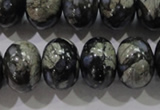 COP473 15.5 inches 13*18mm rondelle natural grey opal gemstone beads