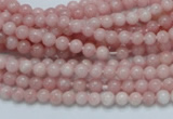 COP50 15.5 inches 4mm round natural pink opal gemstone beads