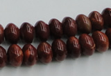 COP520 15.5 inches 7*12mm rondelle red opal gemstone beads wholesale