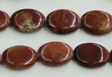 COP522 15.5 inches 13*18mm oval red opal gemstone beads wholesale