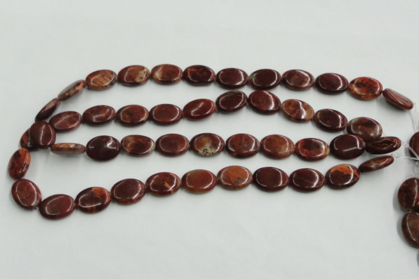 COP522 15.5 inches 13*18mm oval red opal gemstone beads wholesale