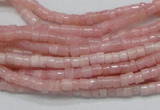 COP57 15.5 inches 2.5*3.5mm column natural pink opal gemstone beads