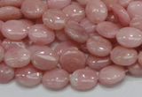 COP62 15.5 inches 8*10mm oval natural pink opal gemstone beads