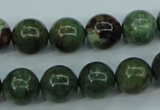 COP654 15.5 inches 12mm round green opal gemstone beads wholesale