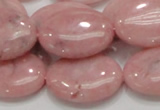 COP66 15.5 inches 18*25mm oval natural pink opal gemstone beads