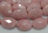 COP72 15.5 inches 13*18mm faceted oval natural pink opal beads