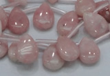 COP73 15.5 inches 10*14mm flat teardrop natural pink opal beads