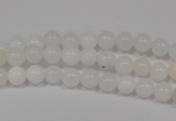 COP900 15.5 inches 6mm round natural white opal gemstone beads