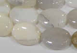 COP908 15.5 inches 15*20mm oval natural white opal gemstone beads