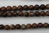 COP951 15.5 inches 6mm round green opal gemstone beads wholesale