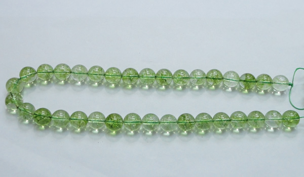 COQ03 16 inches 4mm round dyed olive quartz beads wholesale