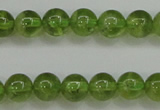 COQ203 15.5 inches 6mm - 7mm round natural olive quartz beads