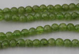 COQ52 15.5 inches 6mm round natural olive quartz beads wholesale