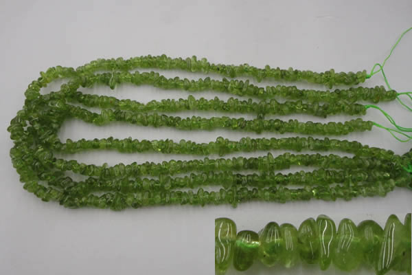 COQ61 15.5 inches 3*7mm natural olive quartz chips beads wholesale