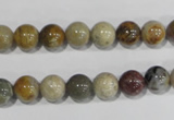 COS162 15.5 inches 8mm round ocean stone beads wholesale