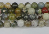 COS220 15.5 inches 4mm round ocean stone beads wholesale