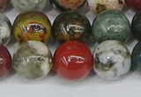 COS224 15.5 inches 12mm round ocean stone beads wholesale