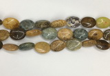 COS261 15.5 inches 15*20mm oval ocean stone beads wholesale