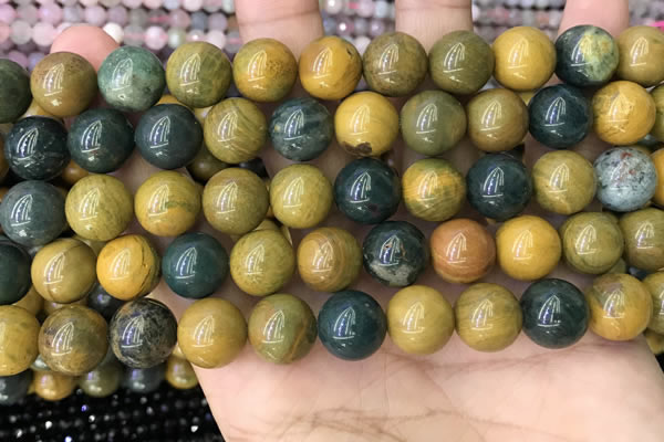 COS304 15.5 inches 12mm round ocean jasper beads wholesale