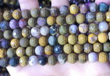 COS311 15.5 inches 8mm faceted round ocean jasper beads