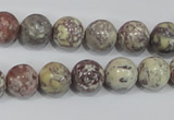 COT03 15.5 inches 12mm round osmanthus stone beads wholesale