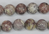 COT04 15.5 inches 14mm round osmanthus stone beads wholesale