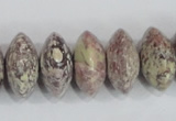 COT08 15.5 inches 10*20mm rondelle osmanthus stone beads