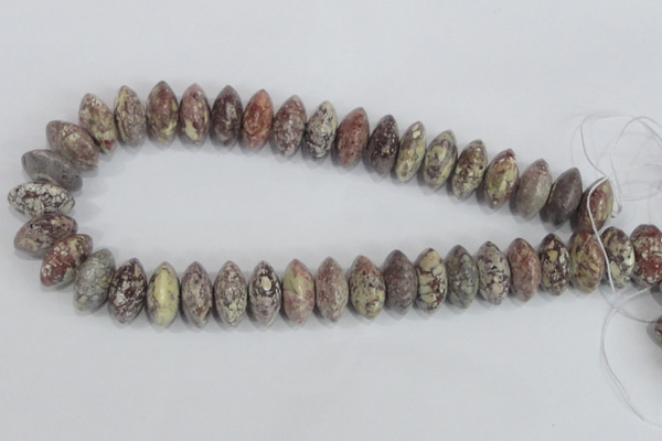 COT08 15.5 inches 10*20mm rondelle osmanthus stone beads