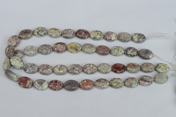 COT09 15.5 inches 13*18mm oval osmanthus stone beads wholesale