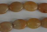 COV101 15.5 inches 12*16mm oval pink aventurine beads wholesale