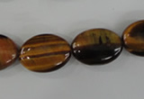 COV128 15.5 inches 13*18mm oval yellow tiger eye beads wholesale