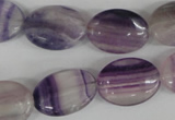 COV135 15.5 inches 13*18mm oval fluorite gemstone beads wholesale