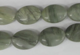 COV136 15.5 inches 13*18mm oval seaweed quartz beads wholesale