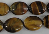 COV151 15.5 inches 15*20mm oval yellow tiger eye beads wholesale