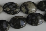 COV152 15.5 inches 15*20mm oval glaucophane beads wholesale