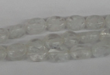 COV43 15.5 inches 8*10mm oval watermelon white beads wholesale